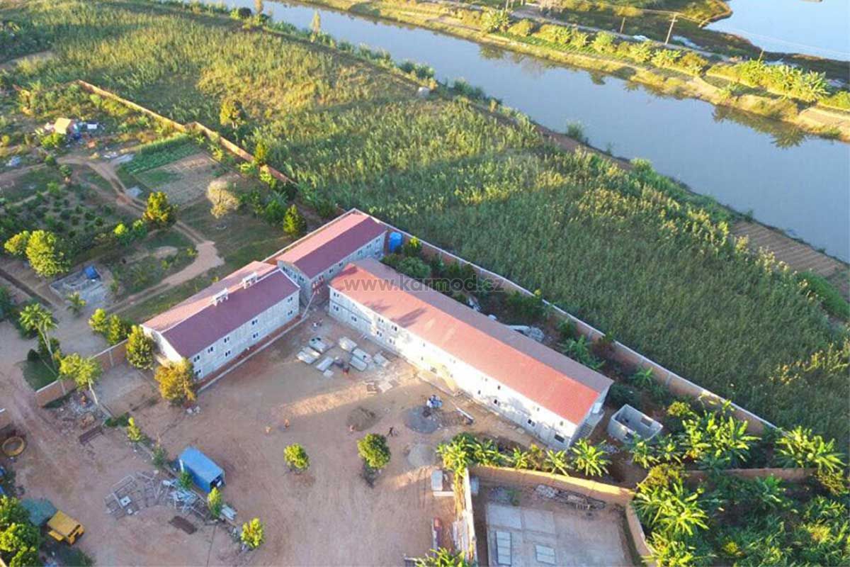 Prefabrikovaná jídelna 250 m²